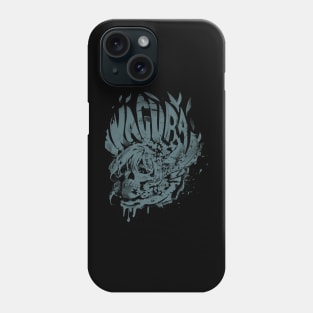 Skull Girl (teal skull) Phone Case