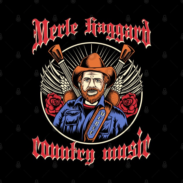 Merle Haggard - Country Music by margueritesauvages