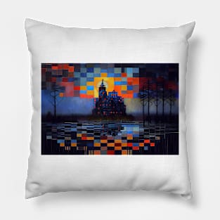 Mondrian Castle Pillow