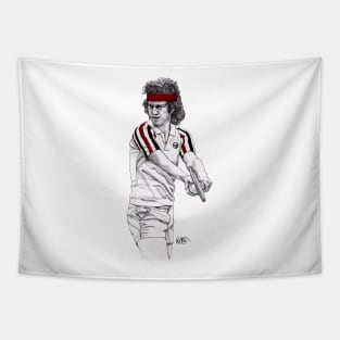 Tennis Mcenroe Tapestry