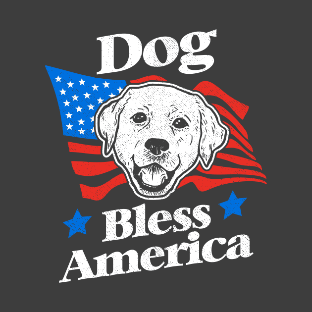 Dog Bless America by dumbshirts