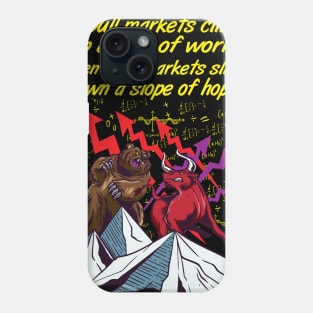 Bear Market Bull Market Stock Exchange Shares ETF Funds Cash Phone Case