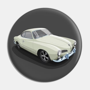 karmann ghia in beige Pin