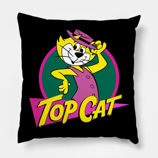 Top Cat Pillow by OniSide