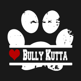 Bully Kutta dog paw print T-Shirt