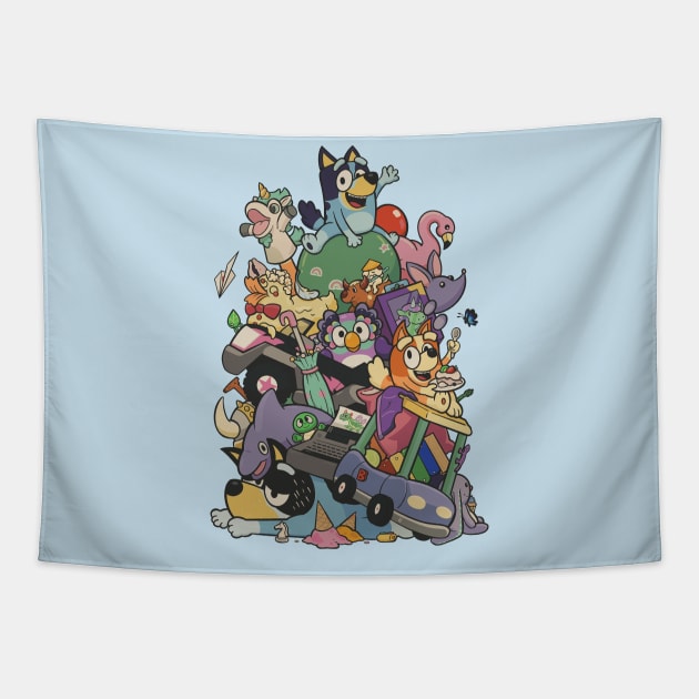 ALL CHARACTER Tapestry by USA.DEMOCRACY