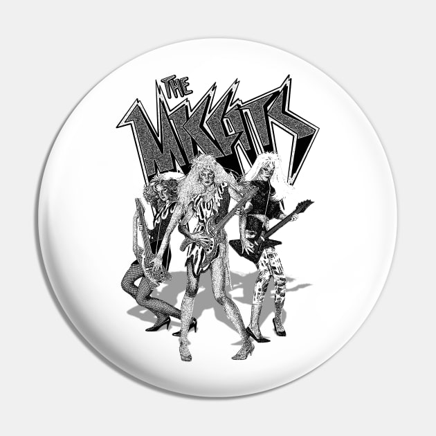 DarKBlacK -Jem And The Holograms Misfits Pin by WuTangStore