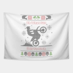 Moto Christmas Tapestry