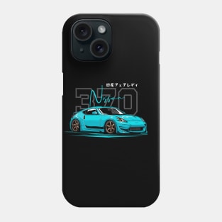 Blue Nissan Fairlady 370z Phone Case