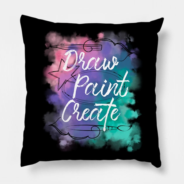 Draw Paint Create Pillow by EdifyEra