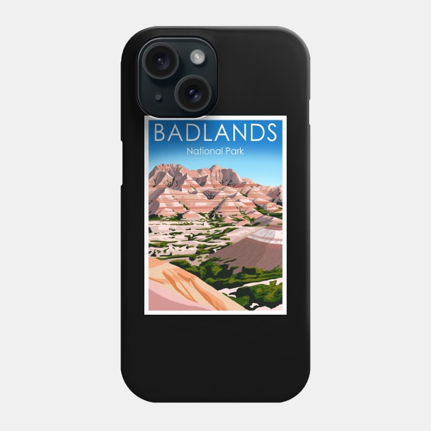 Badlands Phone Case by Omega Art