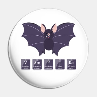 Vampire batty science humor Pin