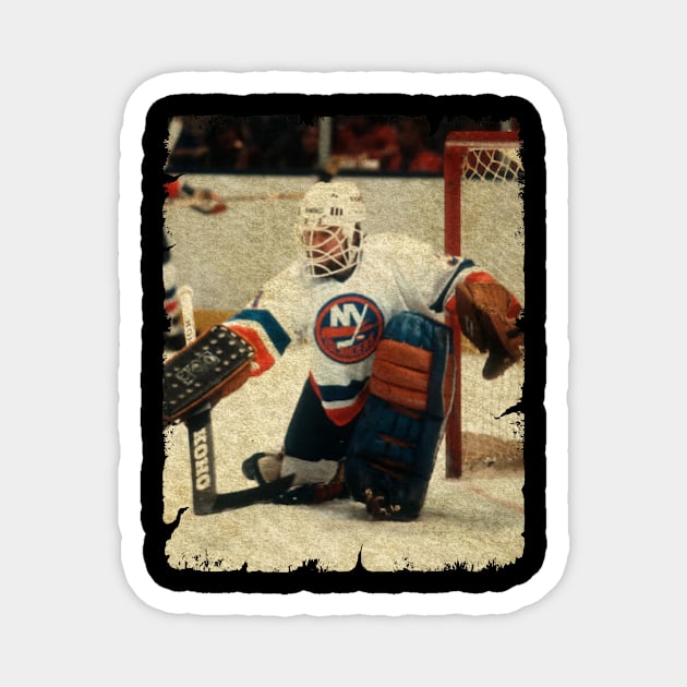 Billy Smith in New York Islanders, 1972 Magnet by Momogi Project