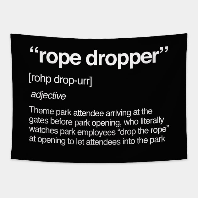 Rope Dropper Defined Tapestry by PopCultureShirts