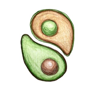 avocado yin yang T-Shirt