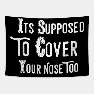 Funny Mask goth Tapestry