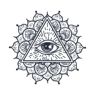 All seeing eye yoga T-Shirt