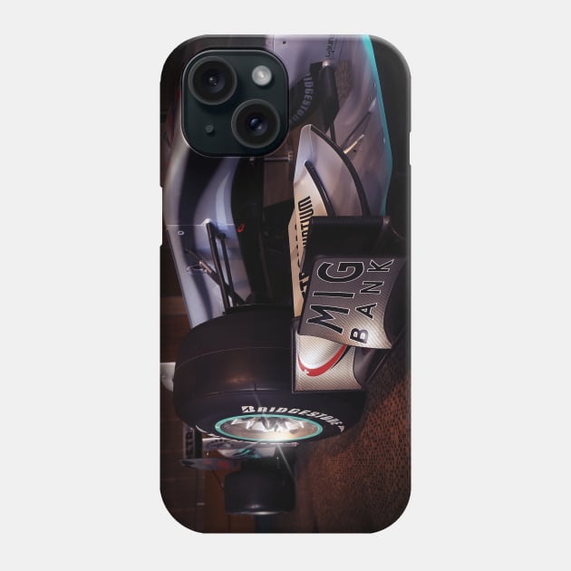 Mercedes AMG Petronas, F1, schumacher Phone Case by hottehue