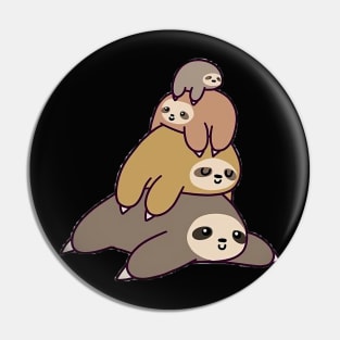 Sloths are My Spirit Animal Pin