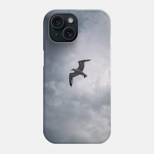 Seagull in flight Phone Case