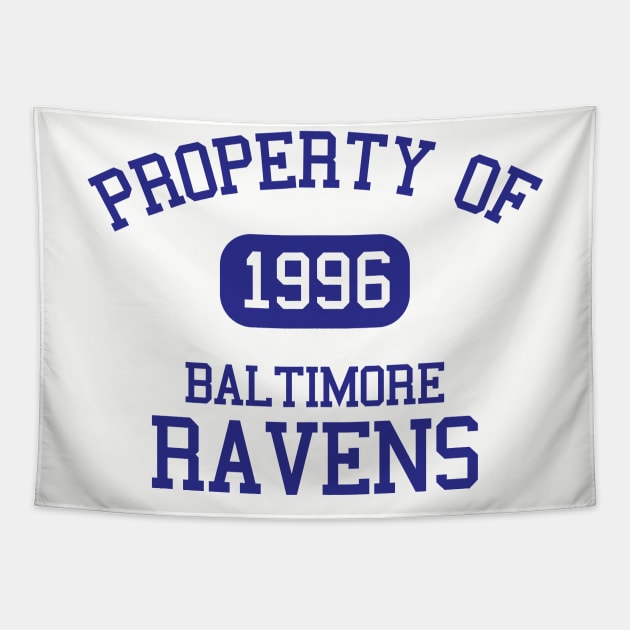 Property of Baltimore Ravens Tapestry by Funnyteesforme