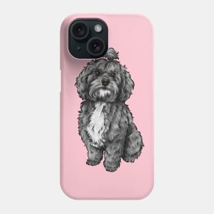 Cute Lhasapoo Dog | Lhasa Apso and Poodle Cross Phone Case