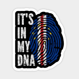 IT'S IN MY DNA Cape Verde Flag Men Women Kids Magnet