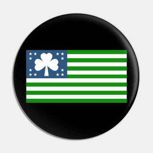 Funny Shamrock Art Pin