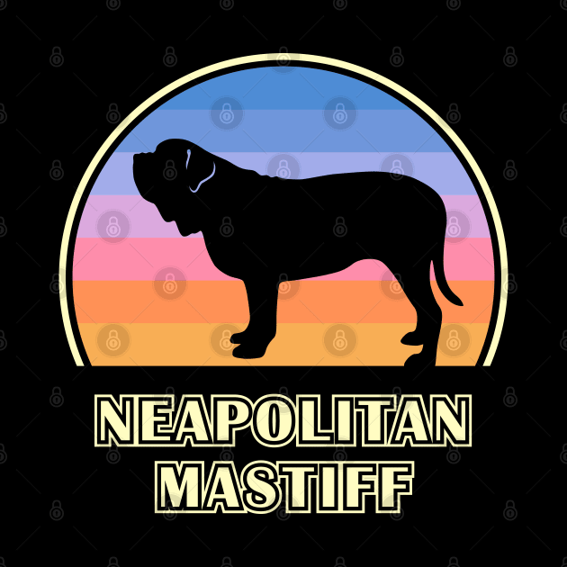 Neapolitan Mastiff Vintage Sunset Dog by millersye