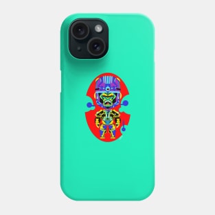 ape sisimite simian ecopop monster gorilla in sentinel mecha art Phone Case