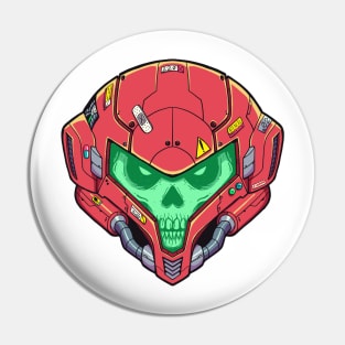 Samus Metroid Skull Head Pin