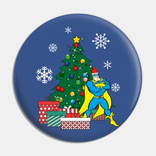 Bananaman Around The Christmas Tree Pin