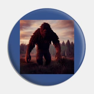 Sasquatch in Nature Pin