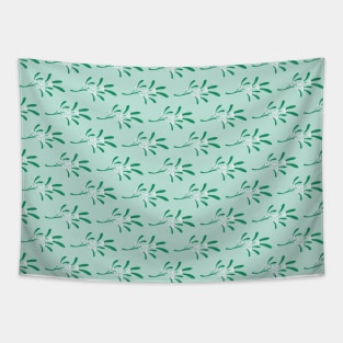 Mistletoe branches pattern Tapestry