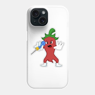 Vegan Pepper at Darts with Dart Phone Case