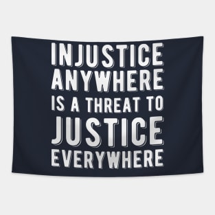 Injustice Anywhere is a Threat to Justice | MLK | Black Power Tapestry