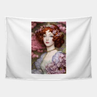 Lady Cherry Blossom Tapestry