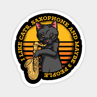 I like Cats, Saxophone and Maybe 3 People Magnet