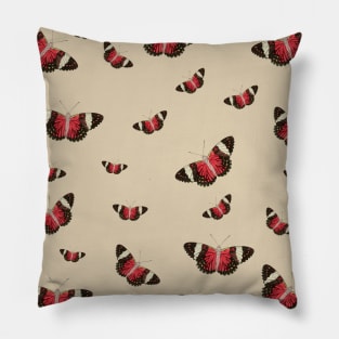 Vintage Butterfly Pattern Pillow