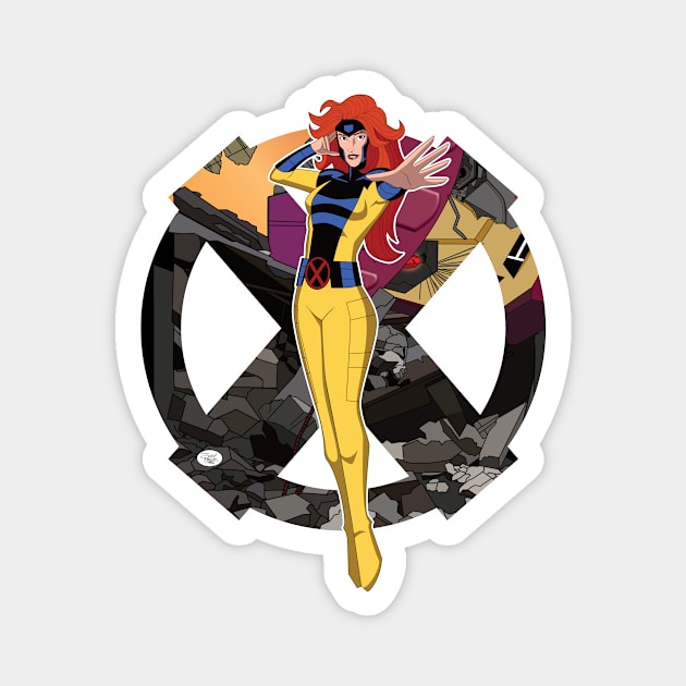 Jean Grey: X-men Spotlight Magnet by Gen Pop Art