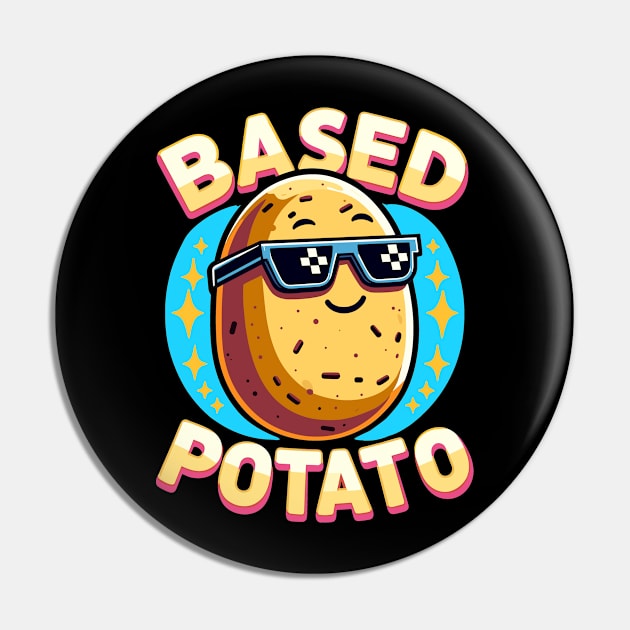 Funny Based Potato Pun For Baked Spud Pun Lovers Pin by SubtleSplit