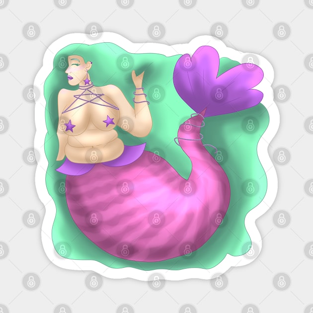 Mermaid Magnet by TheQueerPotato