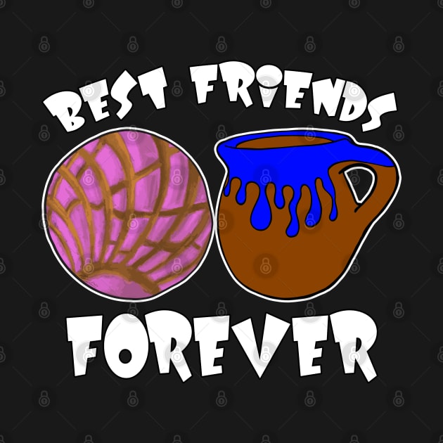 Concha Y Coffee Best Friends Forever by That5280Lady