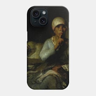 Woman and Child (Silence) by Jean-Francois Millet Phone Case