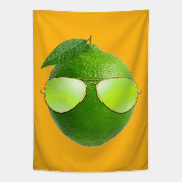 Cool Lime Tapestry by Nerd_art