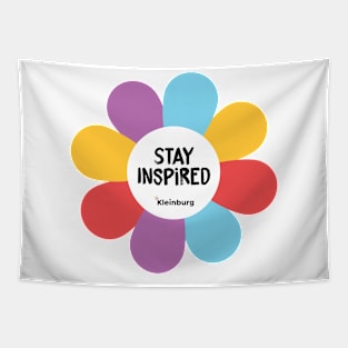 Flowers of hope: STAY INSPIRED Tapestry