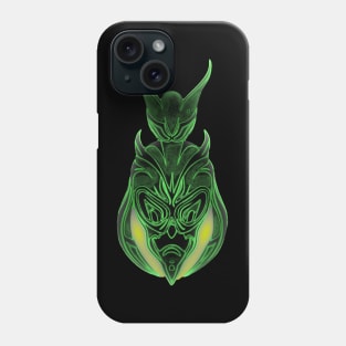 Green Devil Mask Phone Case