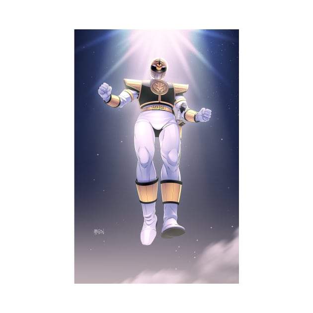 White Ranger by Batang 90s Art