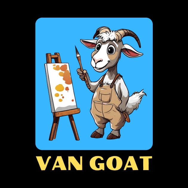 Van Goat | Goat Pun by Allthingspunny