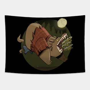 Barking Werewolf Tapestry